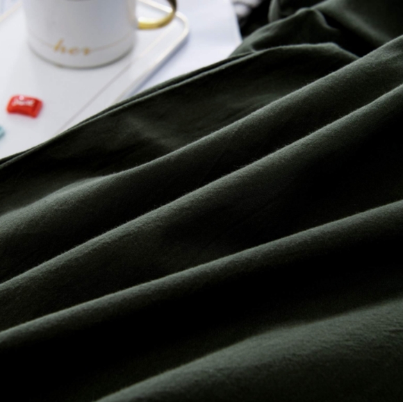 🆕⭐Boho army green cotton duvet cover set - Picture 10 of 12